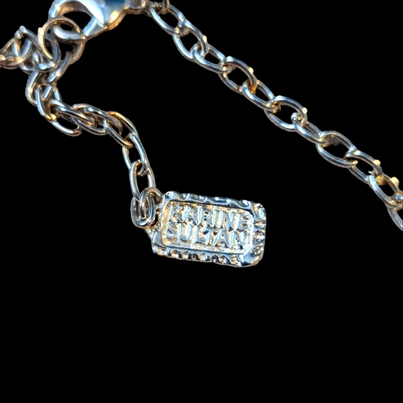 Karen Sultan multi-strand silver tone necklace - Picture 4 of 5